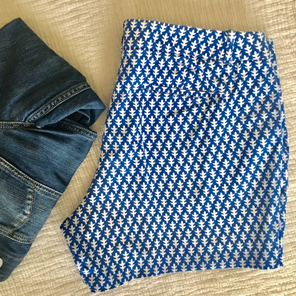 J. Crew Leaf Print Short